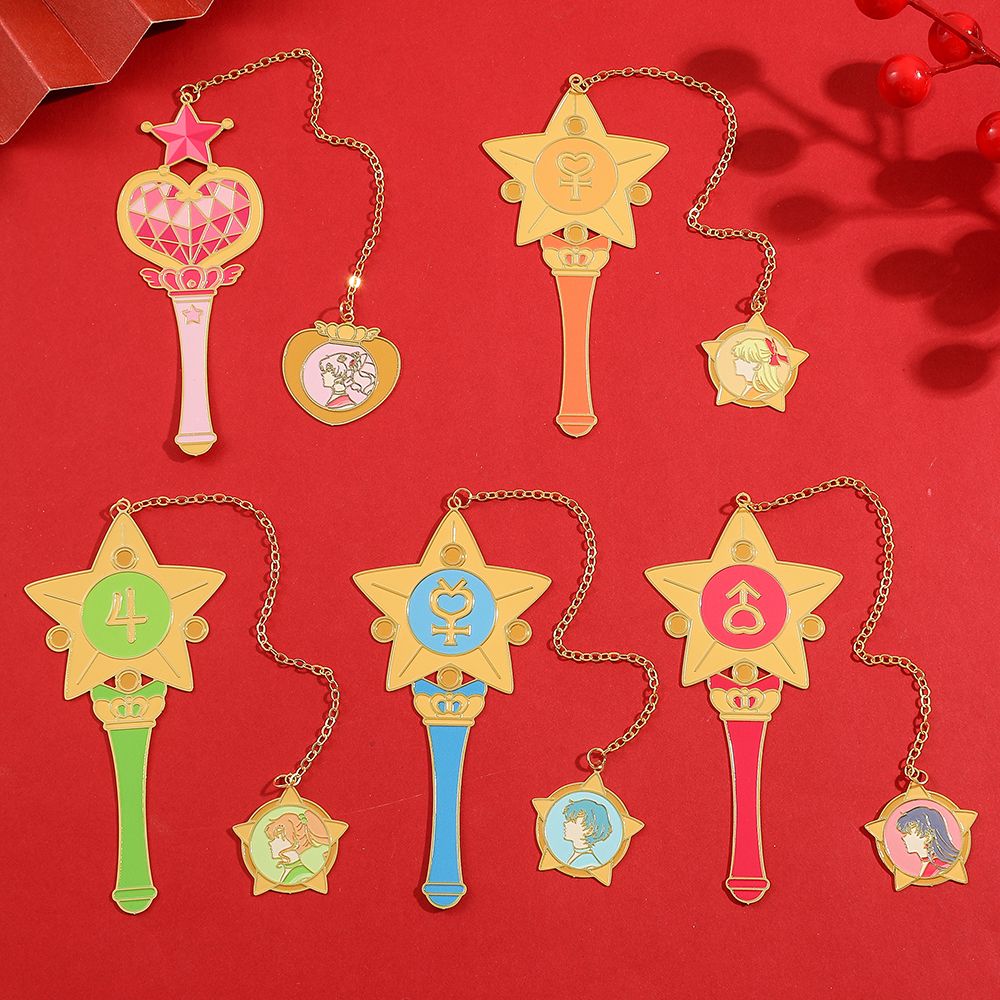 Sailor Moon Wand - Colección de Marcadores de Libros con