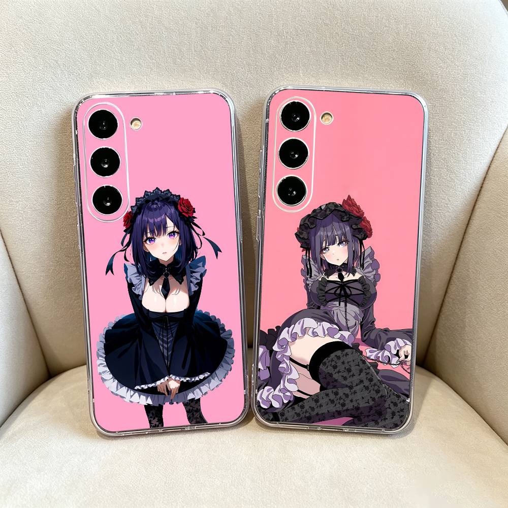 Anime Cosplay Quotes - Funda de silicona suave transparente para