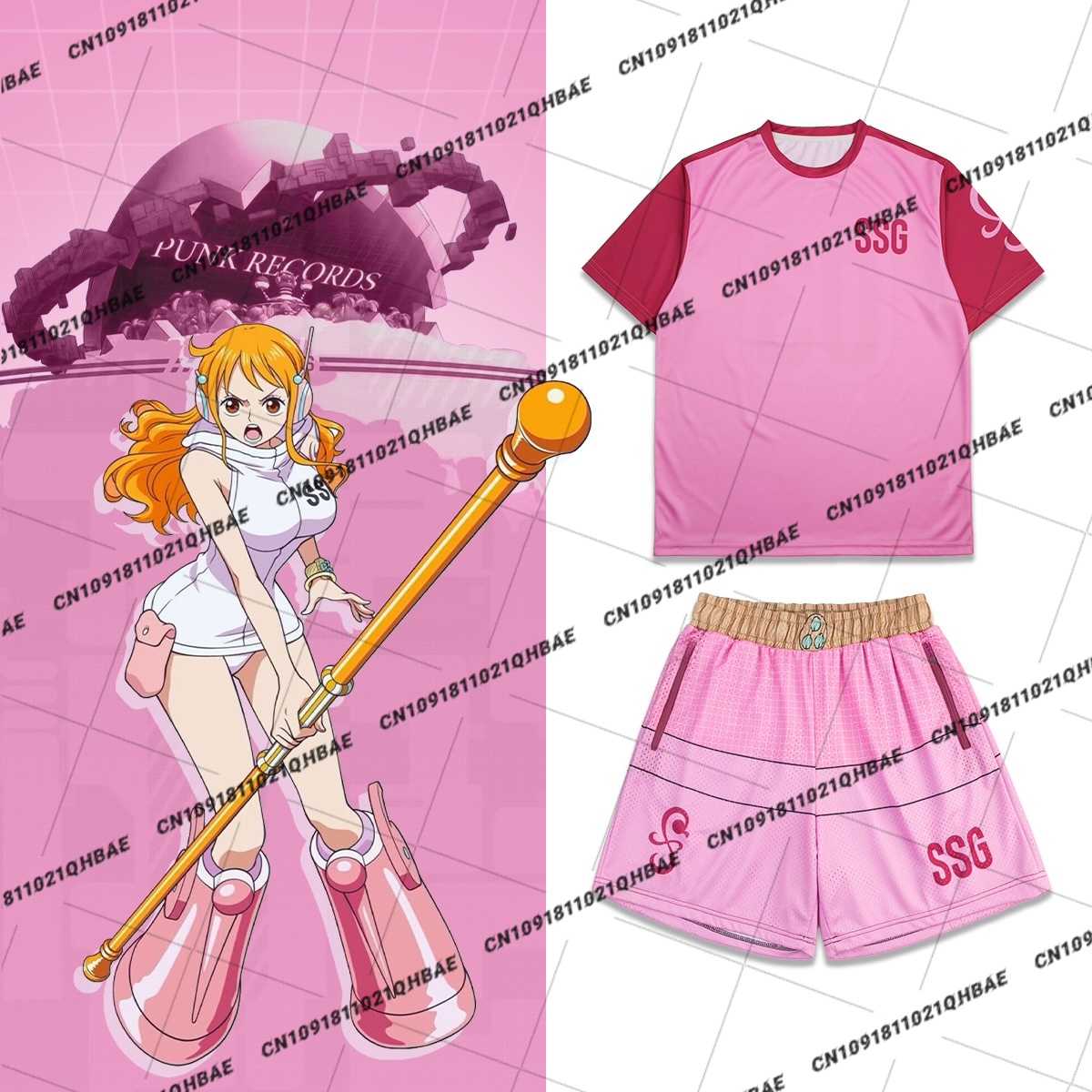 Anime Cosplay Of - Nuevo Conjunto de Camiseta y Pantalones