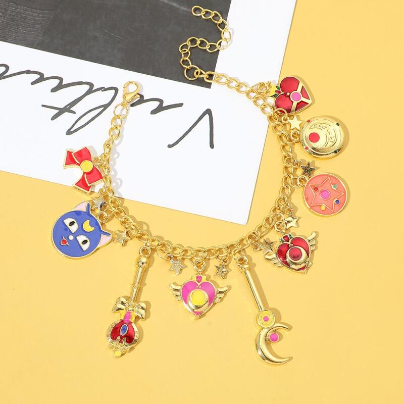 Sailor Moon Wand - Mercancía de Anime Japonés, Brazalete de