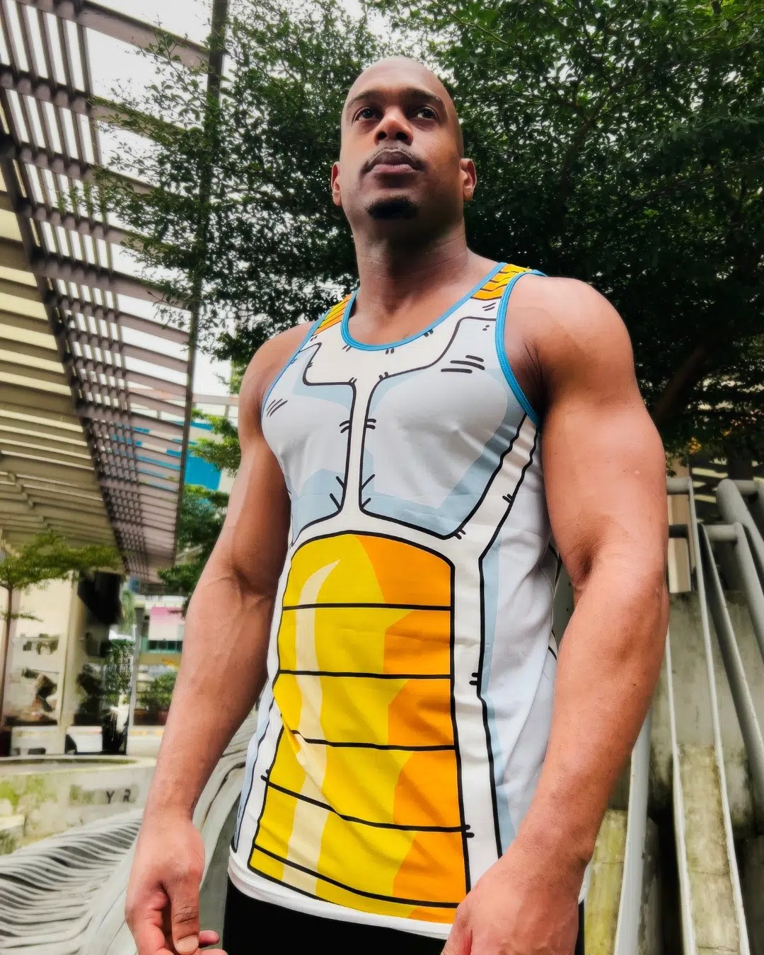 Camiseta sin mangas de cosplay - Dragon Ball Saiyan Armor reseña y precio