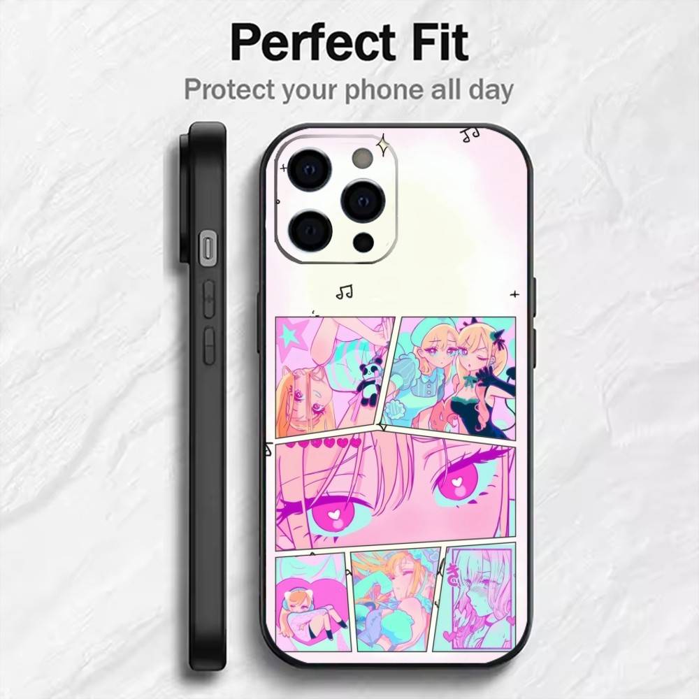 Funda de Silicona Suave Negra  - Anime Cosplay Quotes reseña y precio