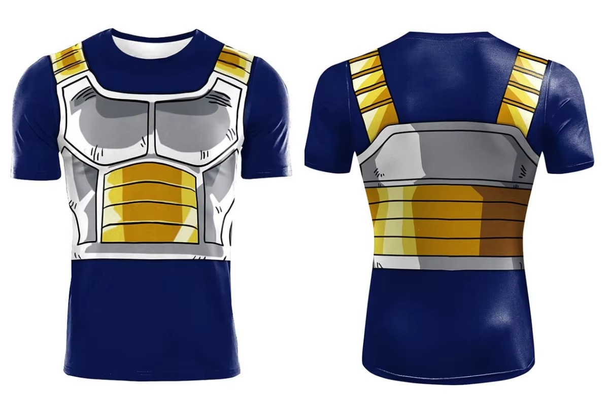 Nueva Camiseta 3D con Estampad - Dragon Ball Saiyan Armor reseña y precio