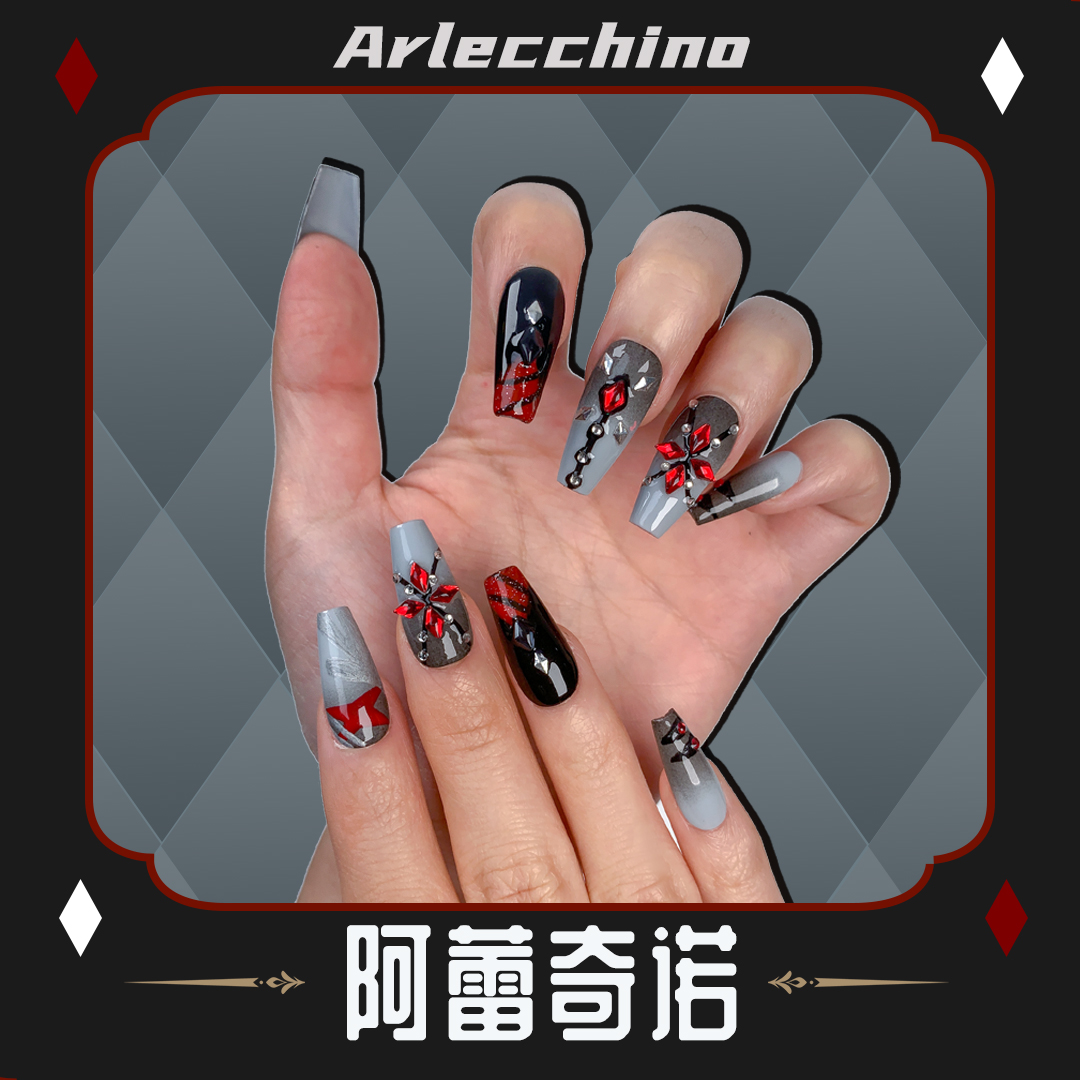 Anime Genshin Impact Arlecchin - Anime Cosplay Armor reseña y precio