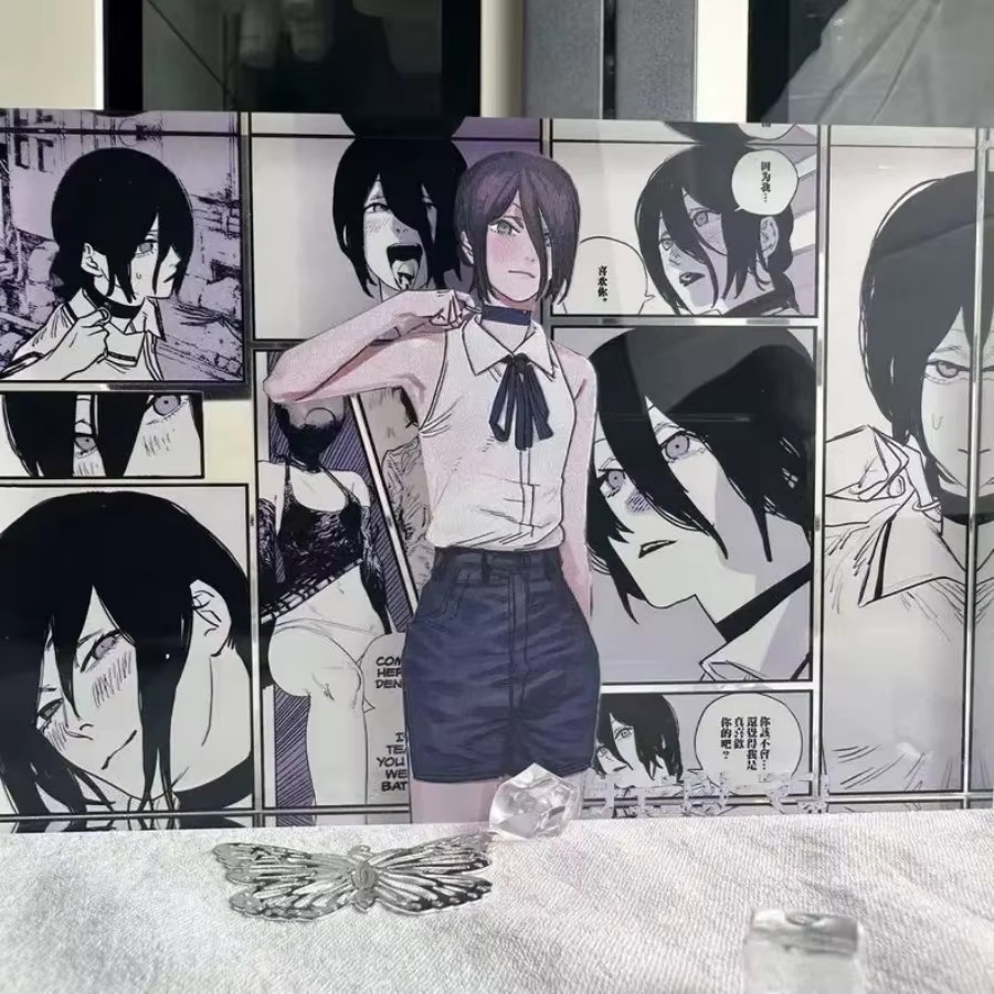 Figura de Anime de Denji y Rez - Anime Cosplay Props reseña y precio